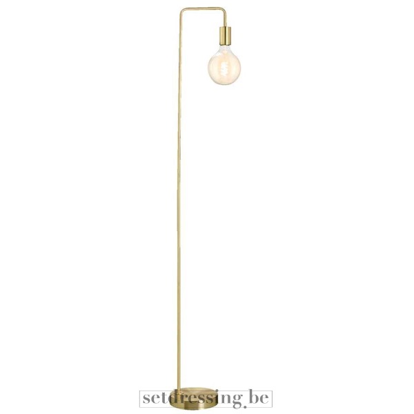 Staande lamp 146cm messing