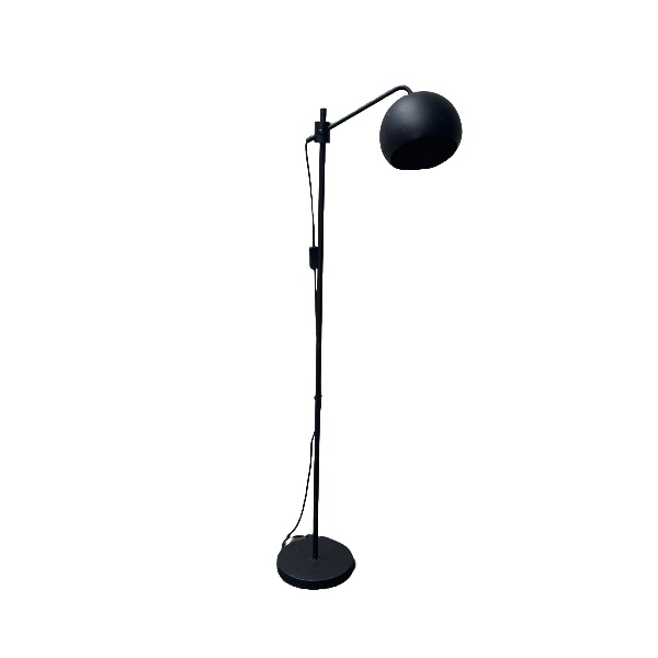 Staande lamp 135cm zwart