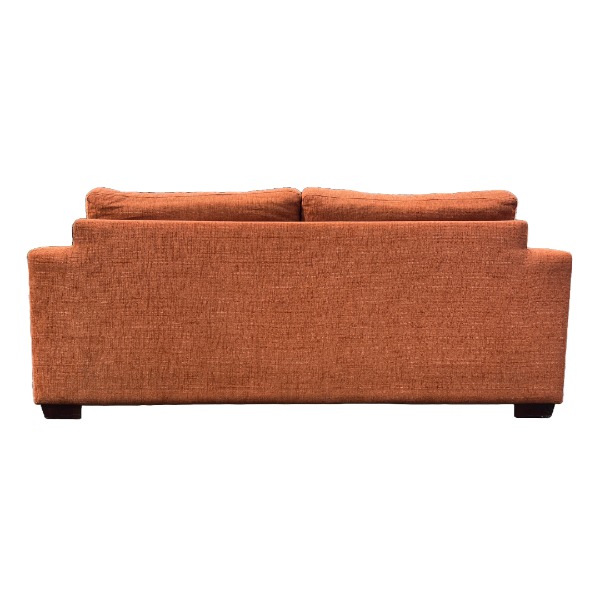Stoffen 2-zit bank 200cm oranje