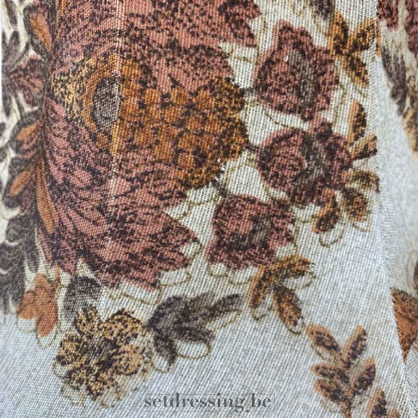 Stoffen lampenkap 25cm bloemen