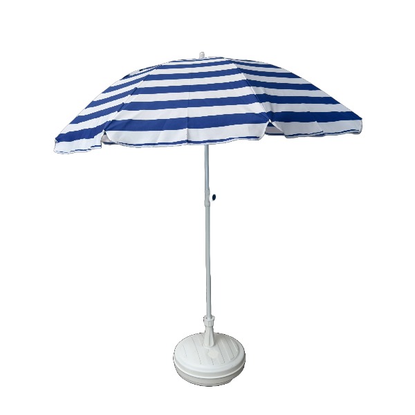 Beach umbrella 180cm blue white 