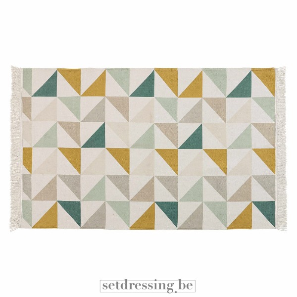 Tapijt driehoek patroon 120x180cm multicolor