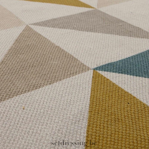 Tapijt driehoek patroon 120x180cm multicolor