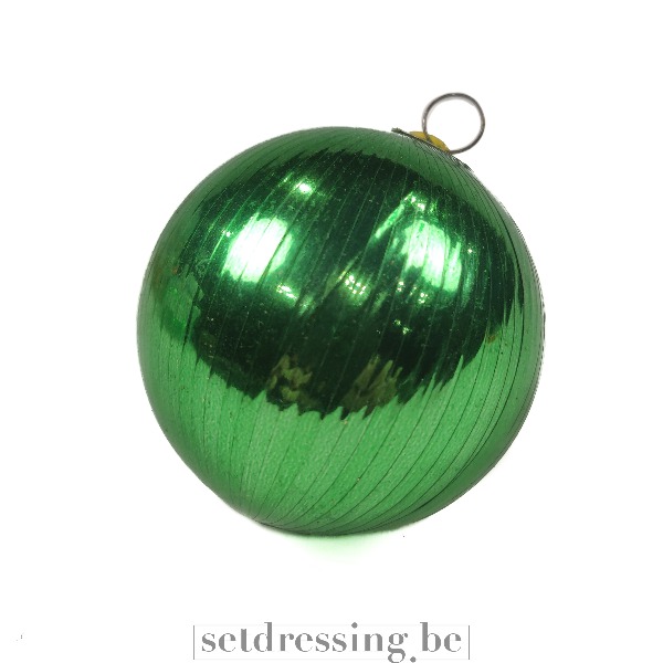 Verzameling kerstballen groen