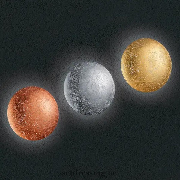 Wandlamp led 22cm goud
