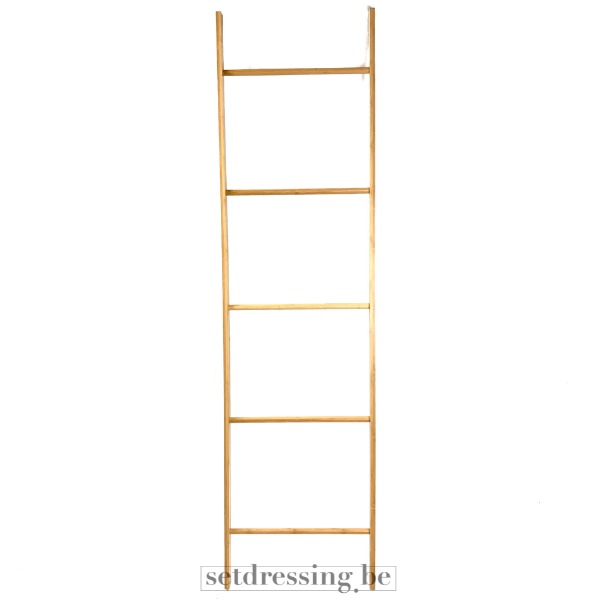 Bamboo towel ladder