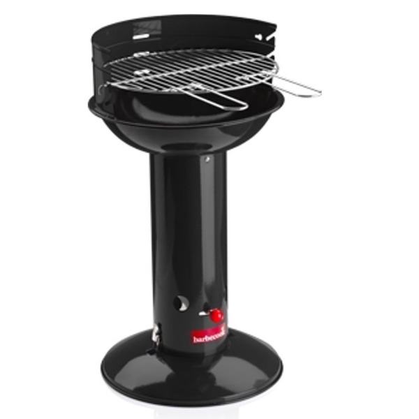 Metalen barbecue 42cm zwart