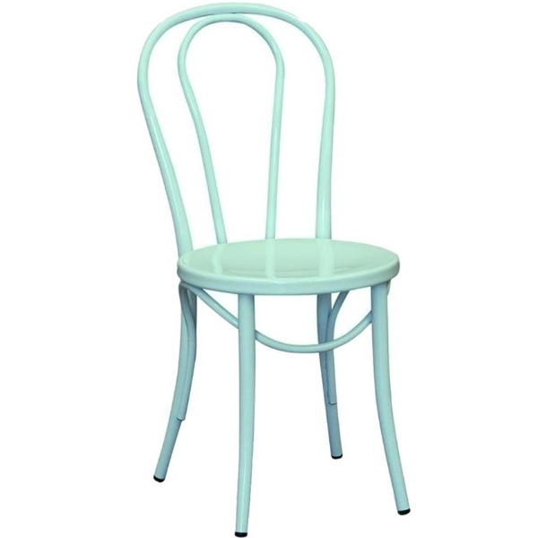 Metal bistro chair 90cm green