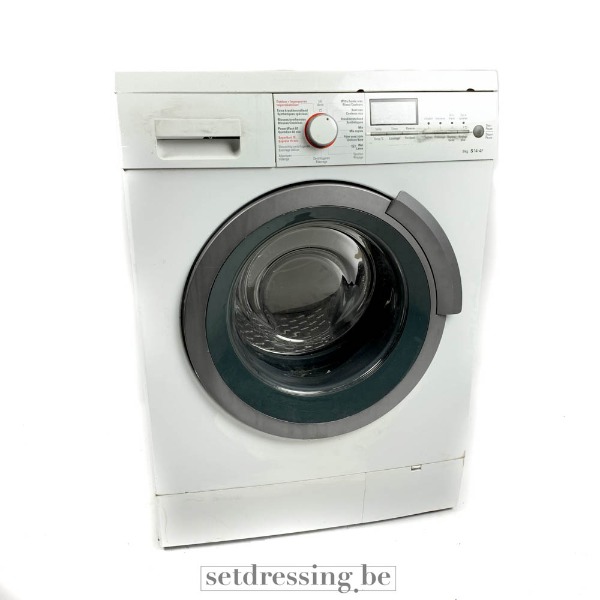 Doorkijk wasmachine wit
