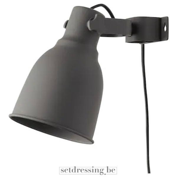 Wandlamp 22cm zwart
