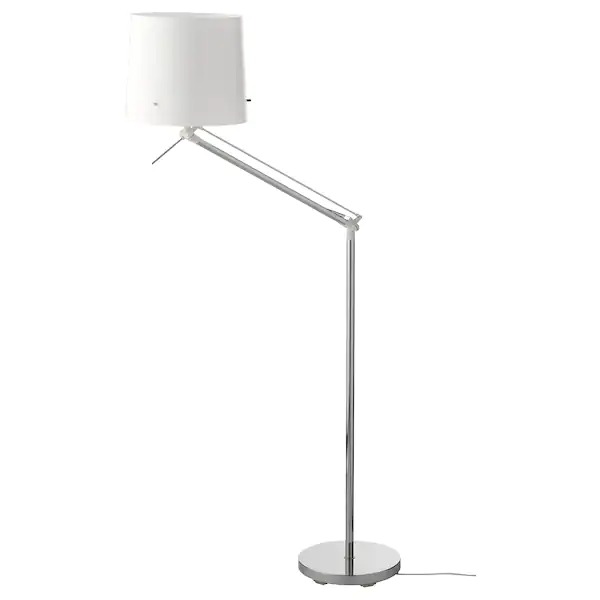 Staande lamp 155cm chroom