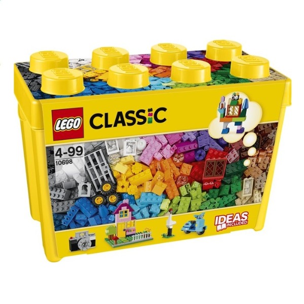 Lego bouwdoos geel
