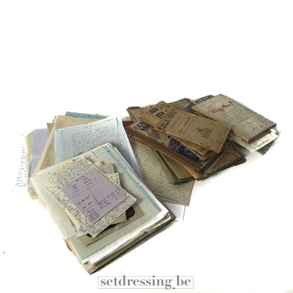 Collection of old documents and letter