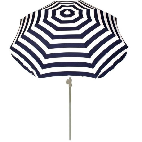 Beach umbrella 180cm blue white 