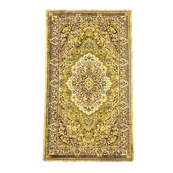 Small Victorian carpet yellow