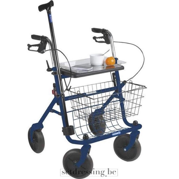 Rollator 97cm blauw