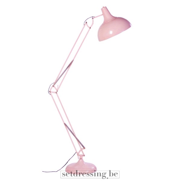 Staande lamp 180cm roze