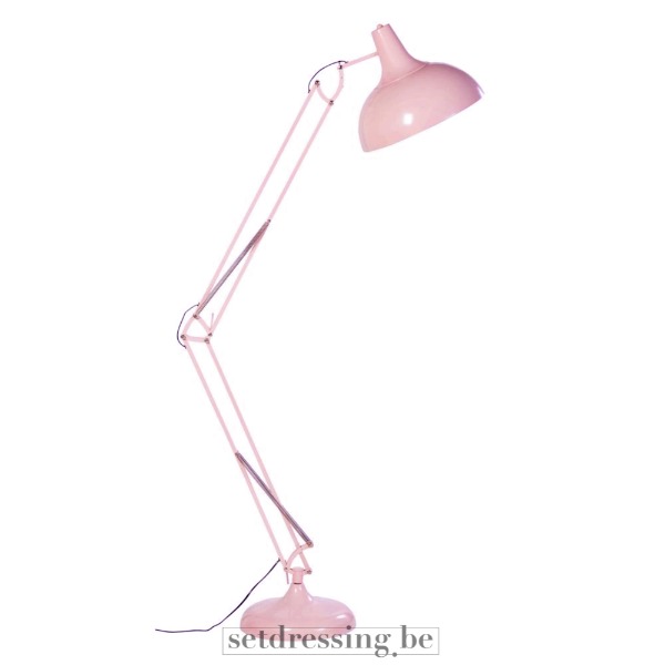 Oceaan verloving Berri Staande lamp 180cm roze rekwisieten verhuur setdressing.be