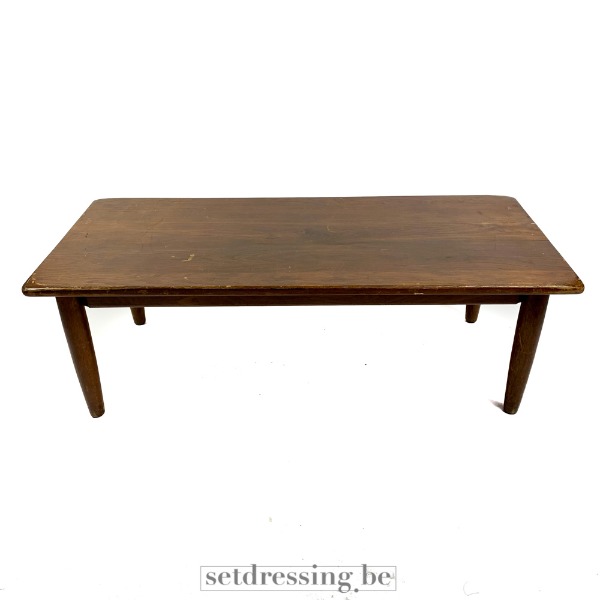 Salontafel 130cm bruin